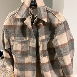 Oversized plaid Shacket